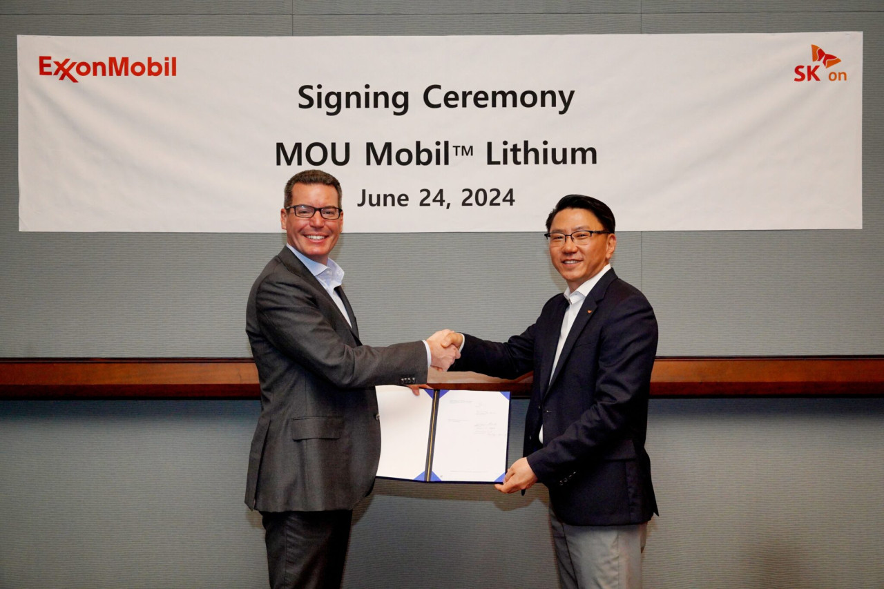 ExxonMobil, SK On ink non-binding agreement for the supply of Mobil Lithium